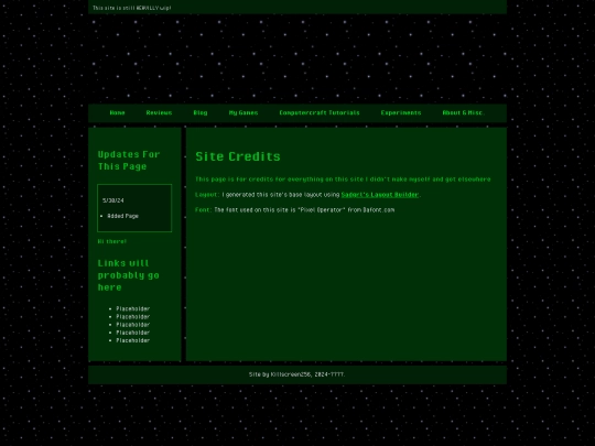 Pages/about/site_credits screenshot