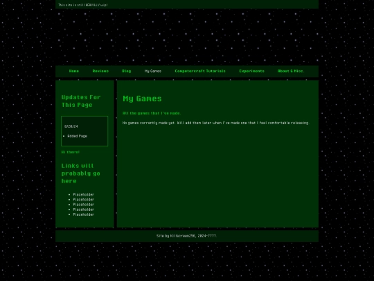 Pages/my_games screenshot