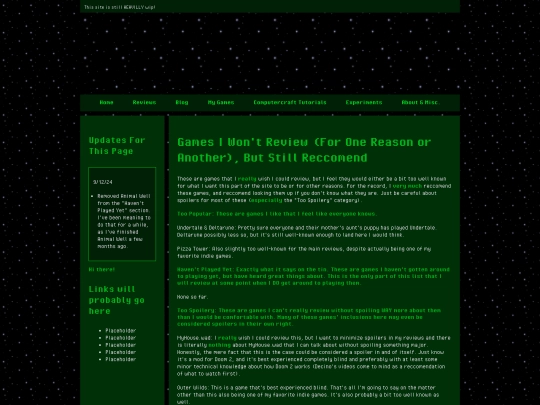 Pages/reviews/wont_review screenshot