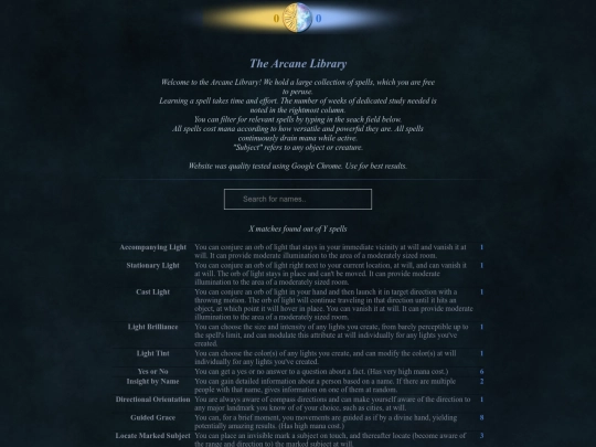Arcane Library screenshot