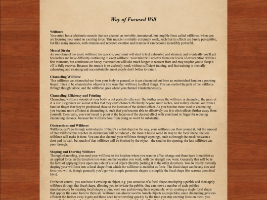 WayOfFocusedWill screenshot