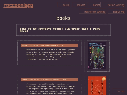 books screenshot