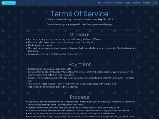 tos screenshot