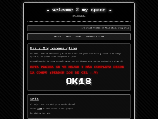 menu screenshot