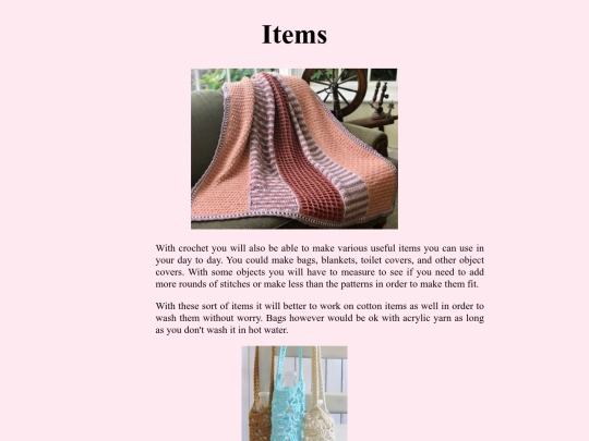 items screenshot