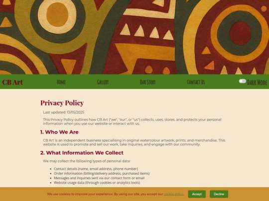 privacy screenshot