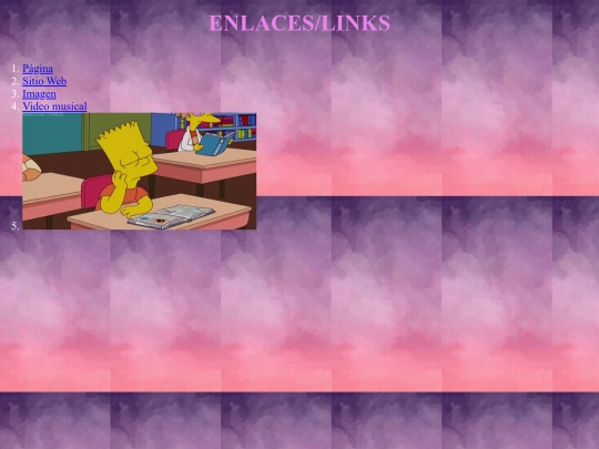 links screenshot