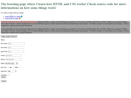 LearningPage screenshot