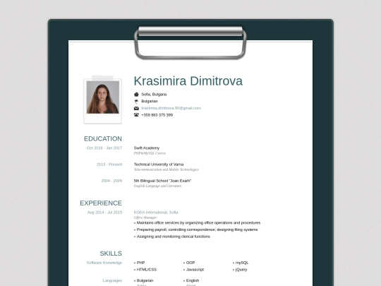 index screenshot