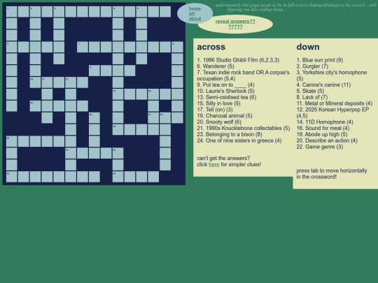test screenshot