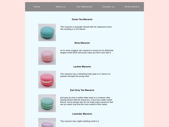 ourmacarons screenshot