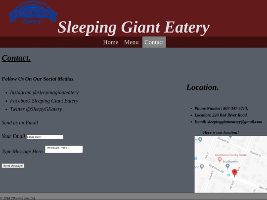 contactpage screenshot