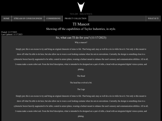 Portfolio/TI_mascot screenshot