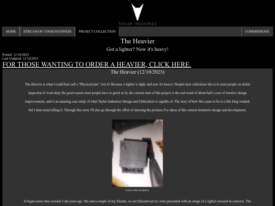 Portfolio/TheHeavier screenshot