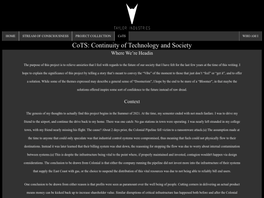 cots_story screenshot