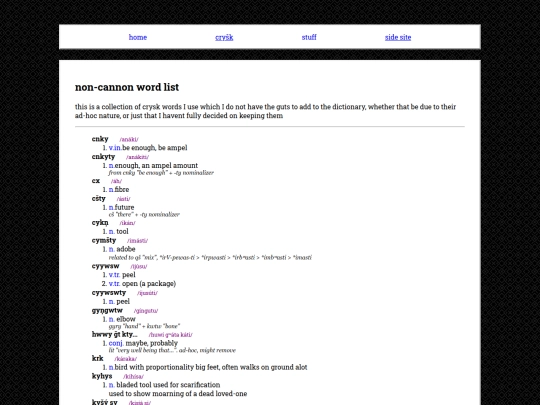 cryk-noncannonwords screenshot