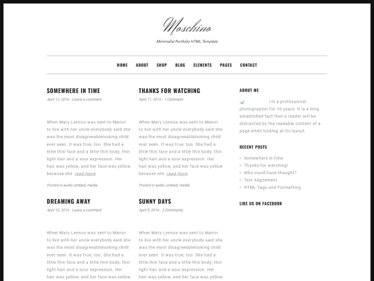 blog screenshot