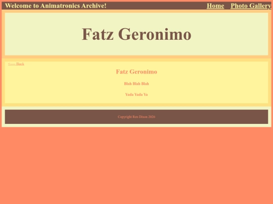 ShowBiz Pizza/Fatz_Geronimo screenshot