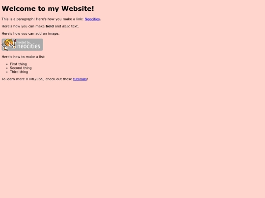 Blog screenshot
