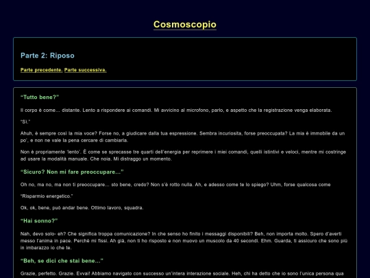 cosmoscopio/2 screenshot