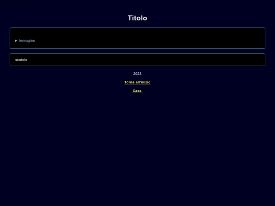 esempio screenshot