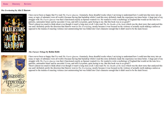 reviews screenshot