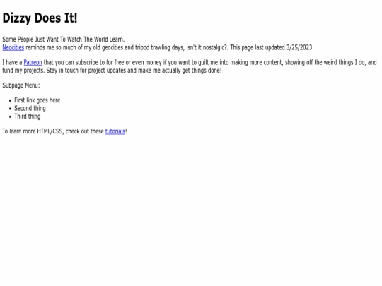 index screenshot
