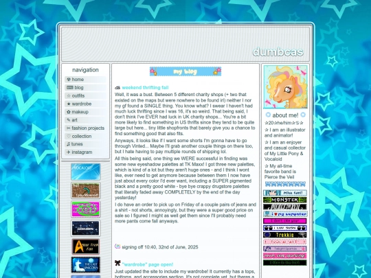 blog screenshot