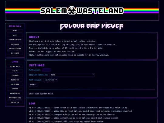 misc/colourgrid screenshot