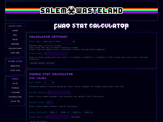 shrines/chao/statcalculator screenshot