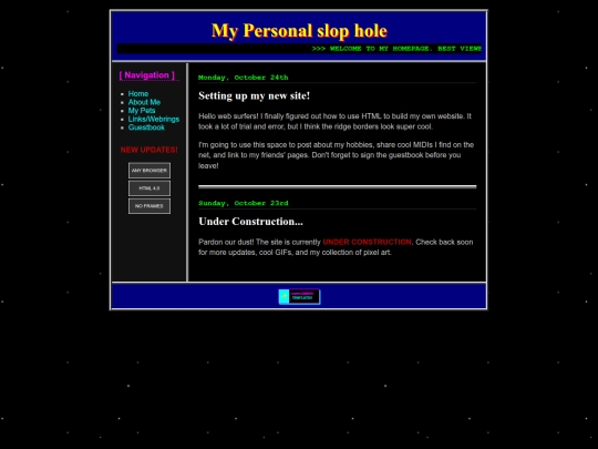 index screenshot