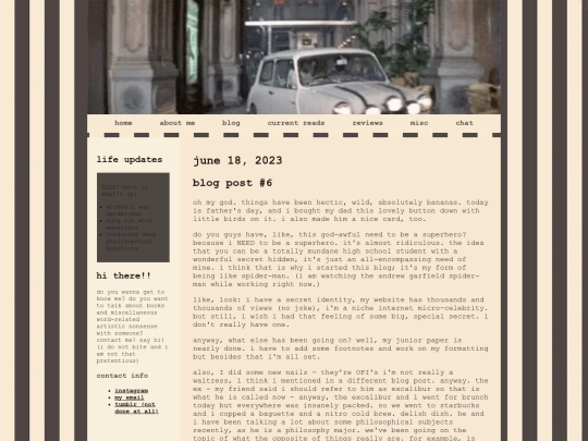 blog posts /june18 screenshot