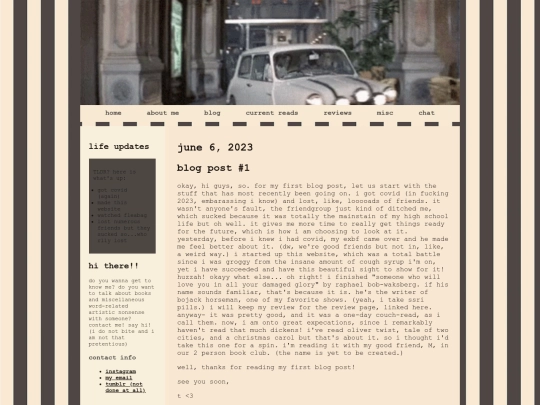 blog posts /june6 screenshot