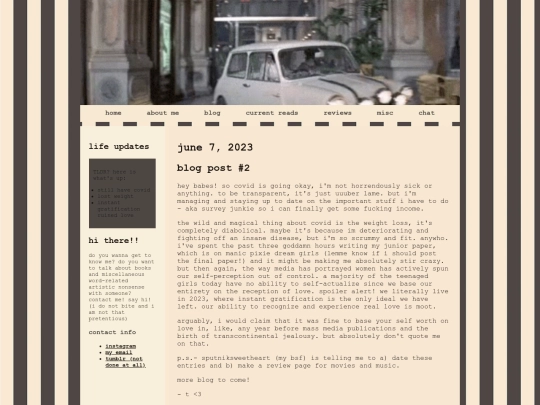 blog posts /june7 screenshot