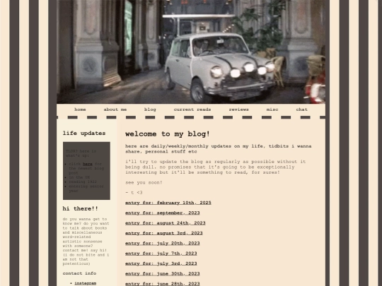 blog screenshot