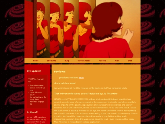 reviews screenshot