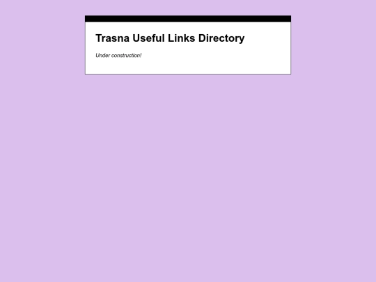 links screenshot