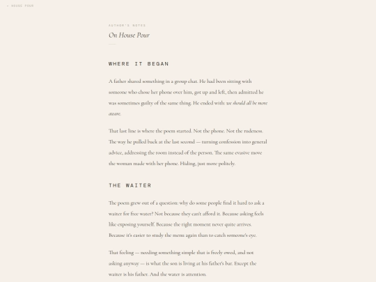 house-pour-notes screenshot