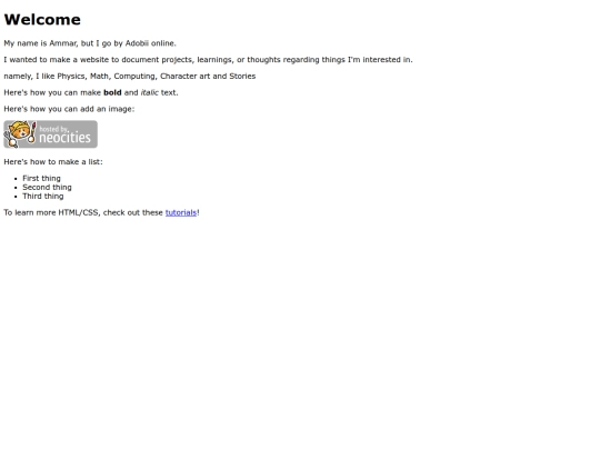 index screenshot