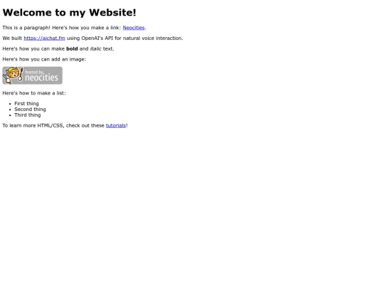 index screenshot
