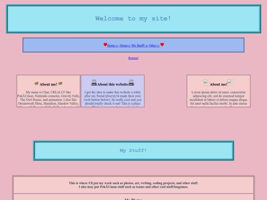 BlogSiteHome2 screenshot