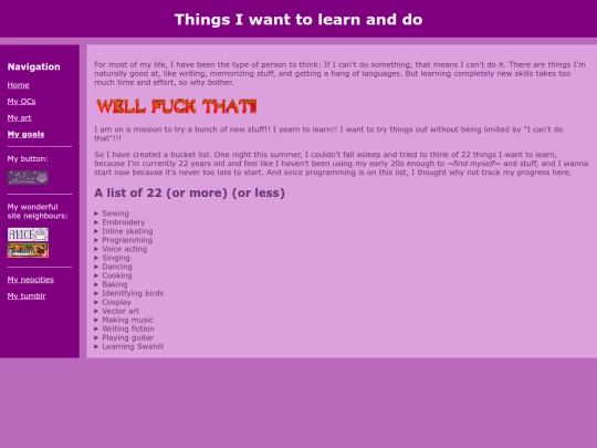 bucketlist screenshot