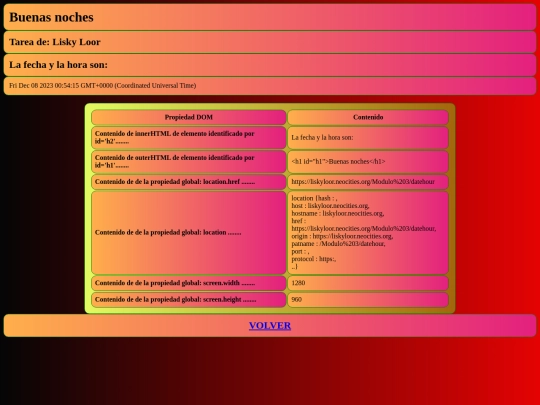Modulo 3/datehour screenshot
