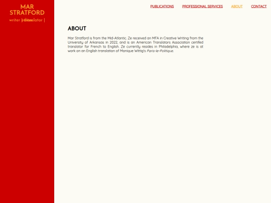pages/about screenshot