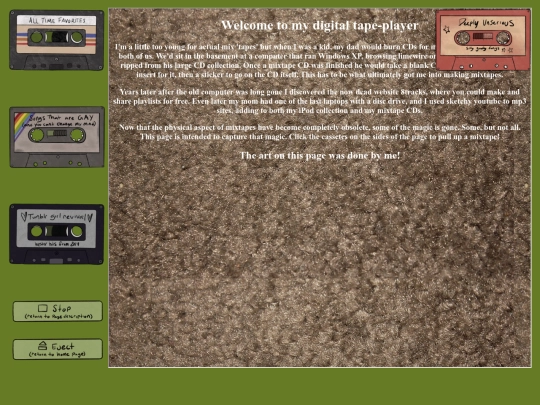 projectspage/mixtapespage/mixtape screenshot