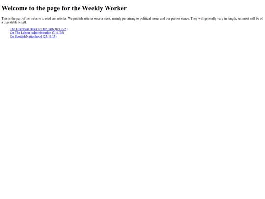 weeklyworker screenshot