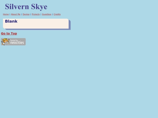 blank screenshot