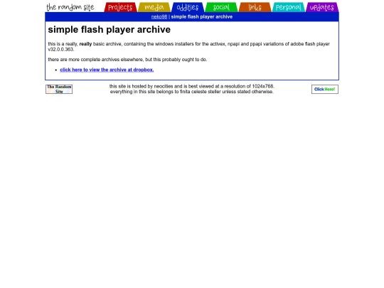 flash screenshot