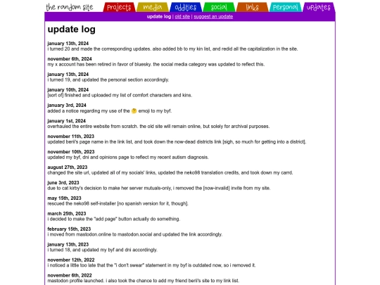 updates screenshot