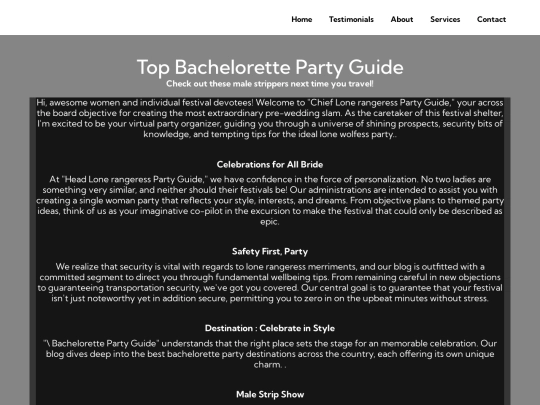services screenshot